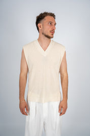 Polo Smanicata Scollo a V (3 colori)