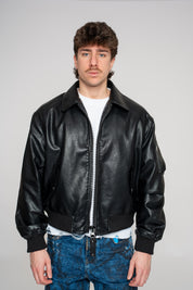 Bomber Ecopelle Bottolato