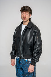 Bomber Ecopelle Bottolato