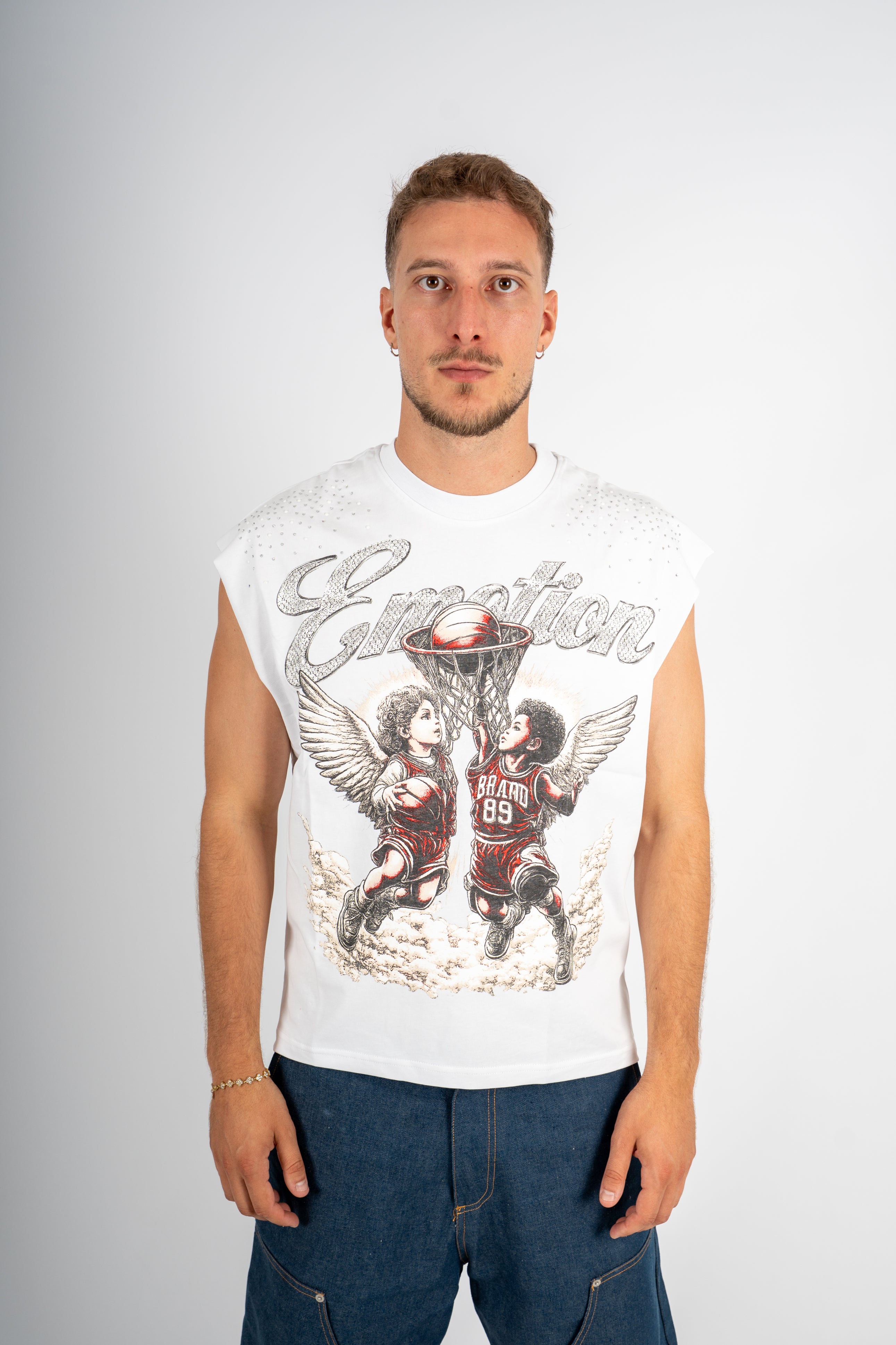 T-Shirt Smanicata BasketKids