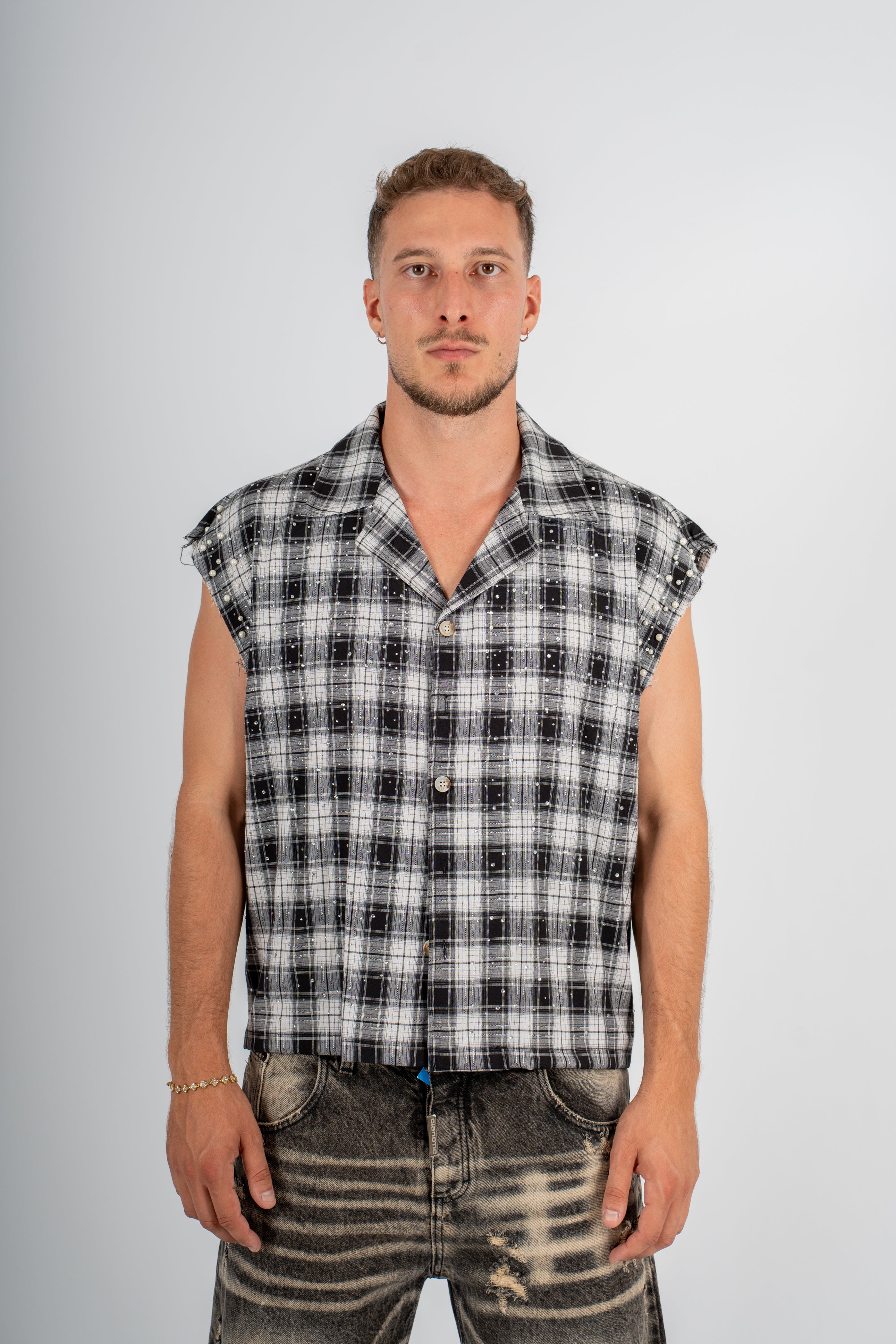 Camicia Smanicata Brillant