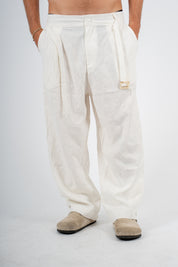 Pantalone in Lino Takumi