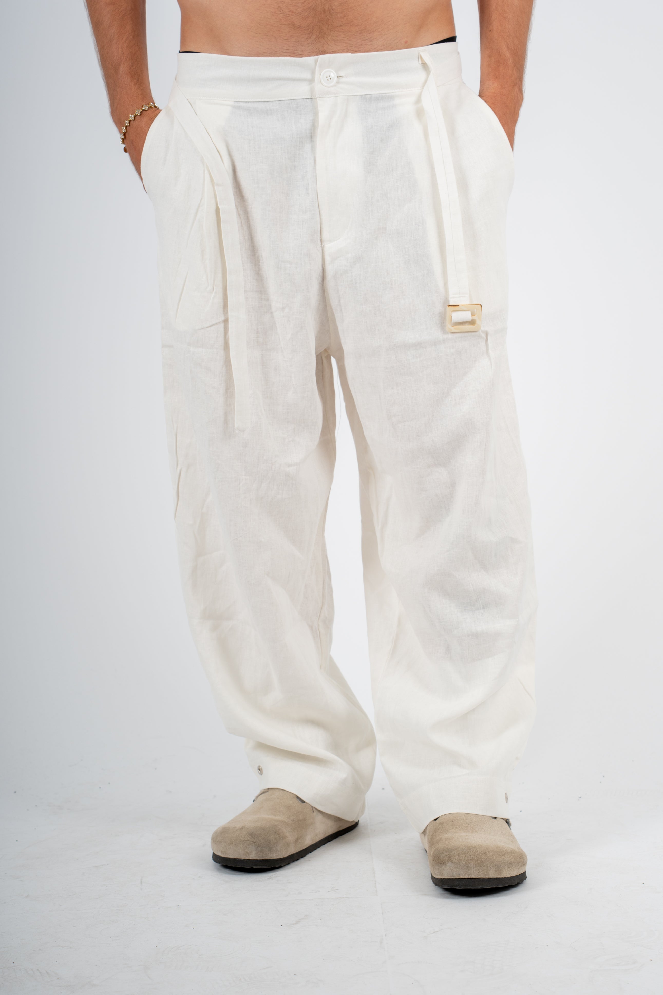 Pantalone in Lino Takumi