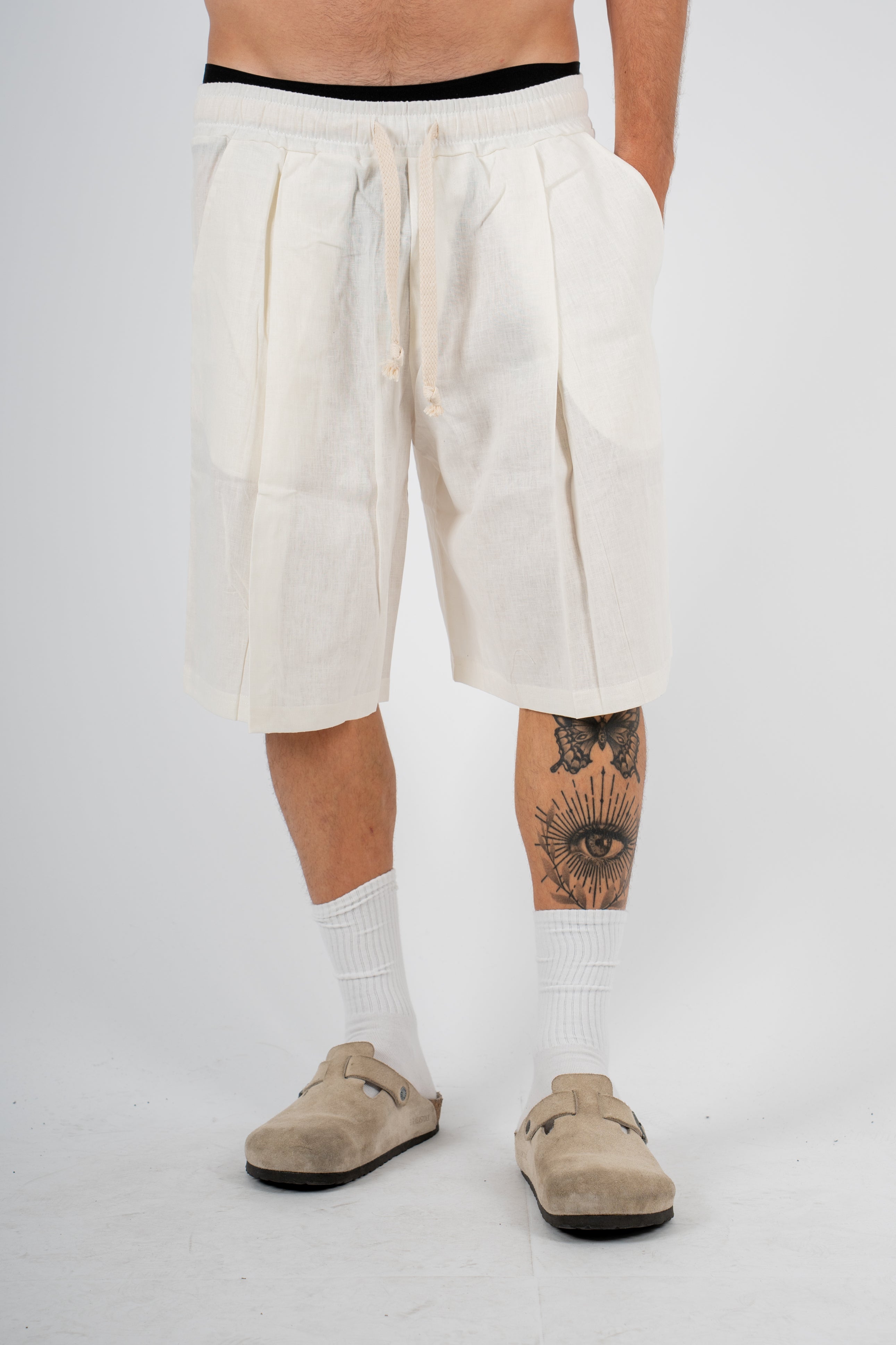 PantaLaccio Corto in Lino