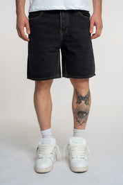 Shorts Raw Denim Black