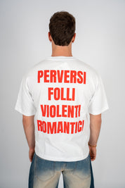 T-Shirt Perversi Folli White