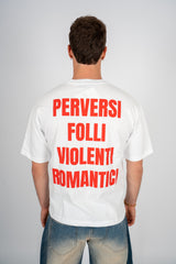 T-Shirt Perversi Folli White