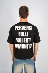 T-Shirt Perversi Folli Black