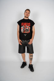 T-Shirt Smanicata Fearless Black