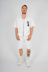 Coordinato Ripped Total White