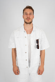 Coordinato Ripped Total White