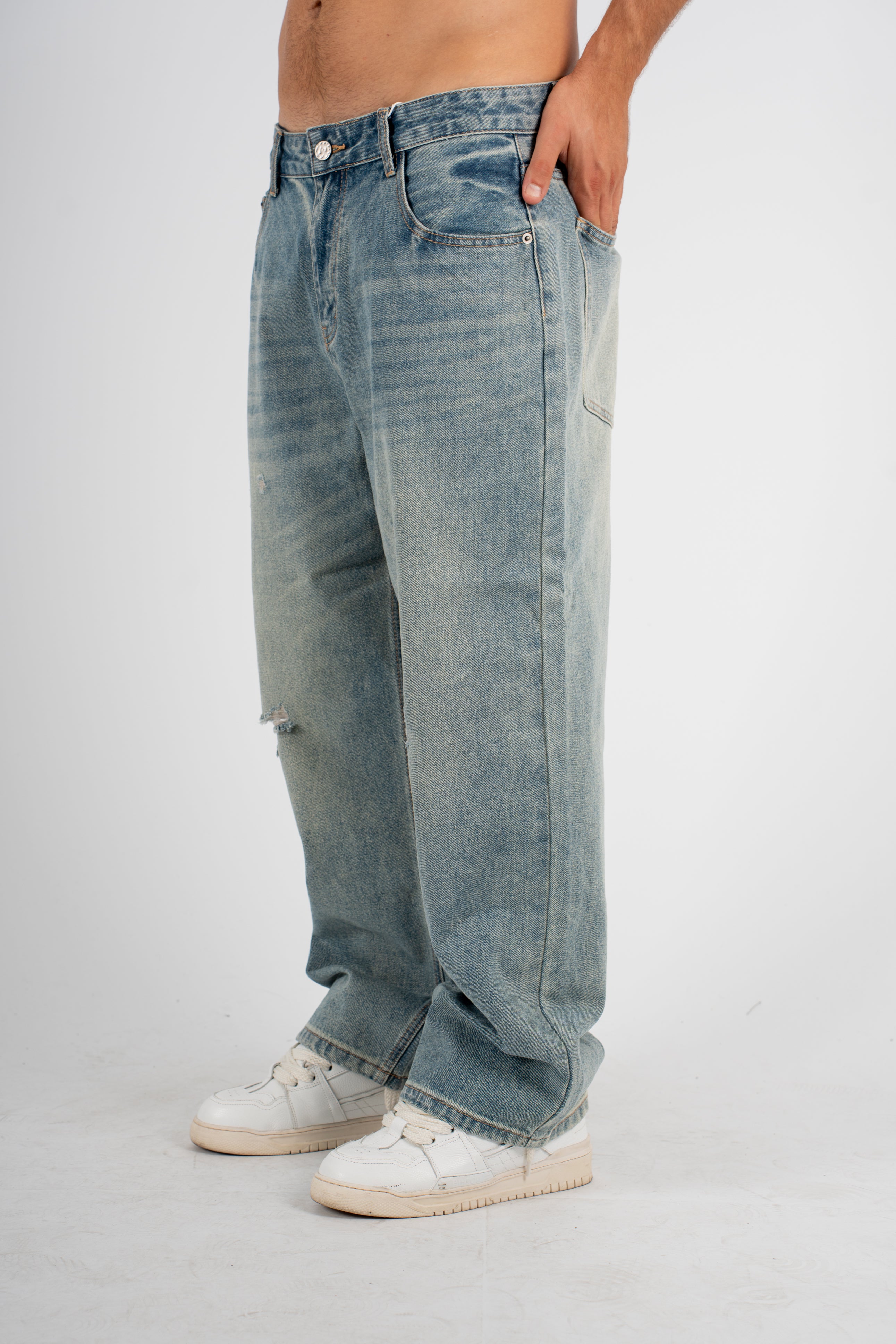 Jeans Baggy Clear Blue
