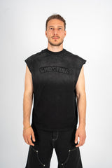 T-Shirt Smanicata Ghosting Black