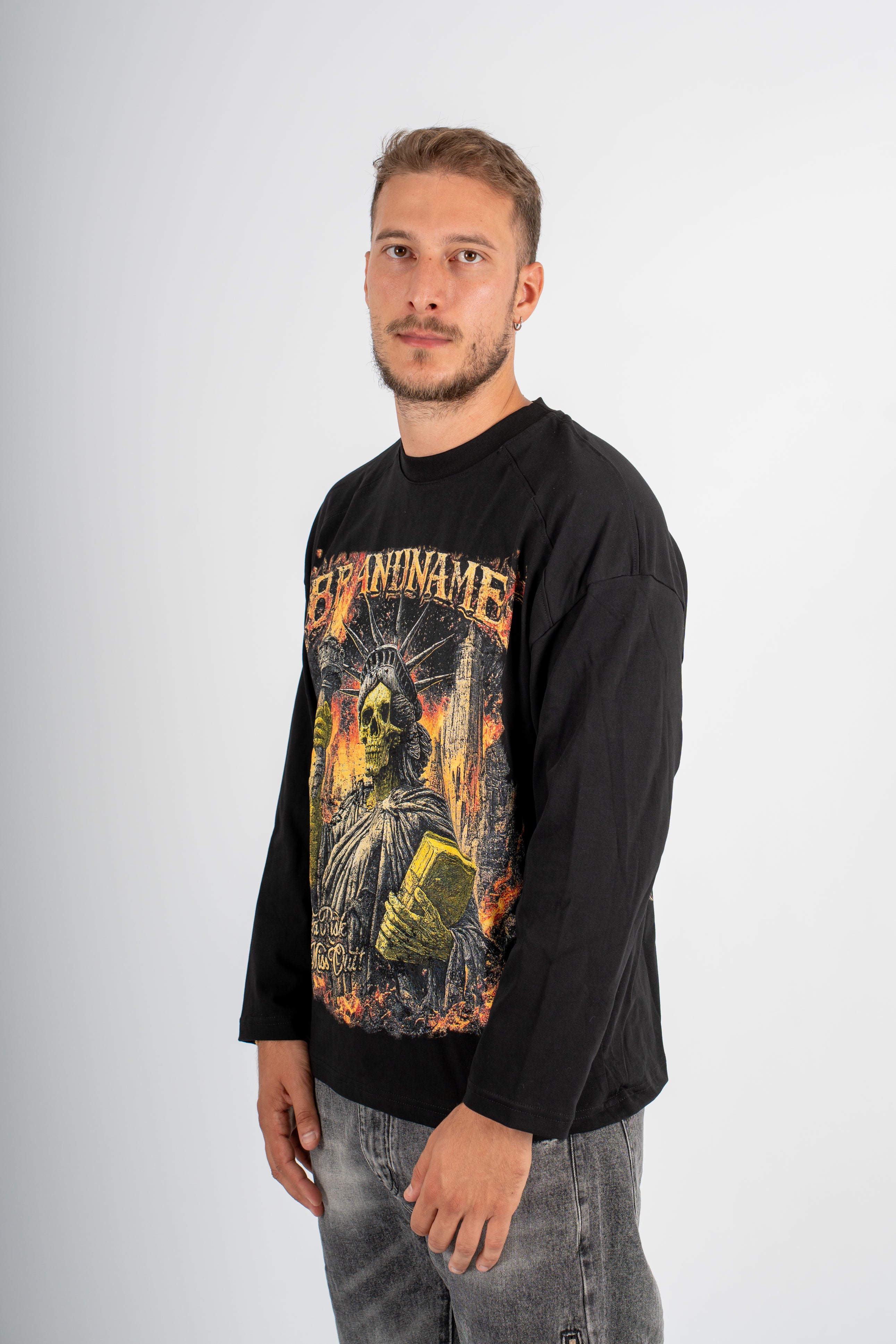 T-Shirt Longsleeve Statue
