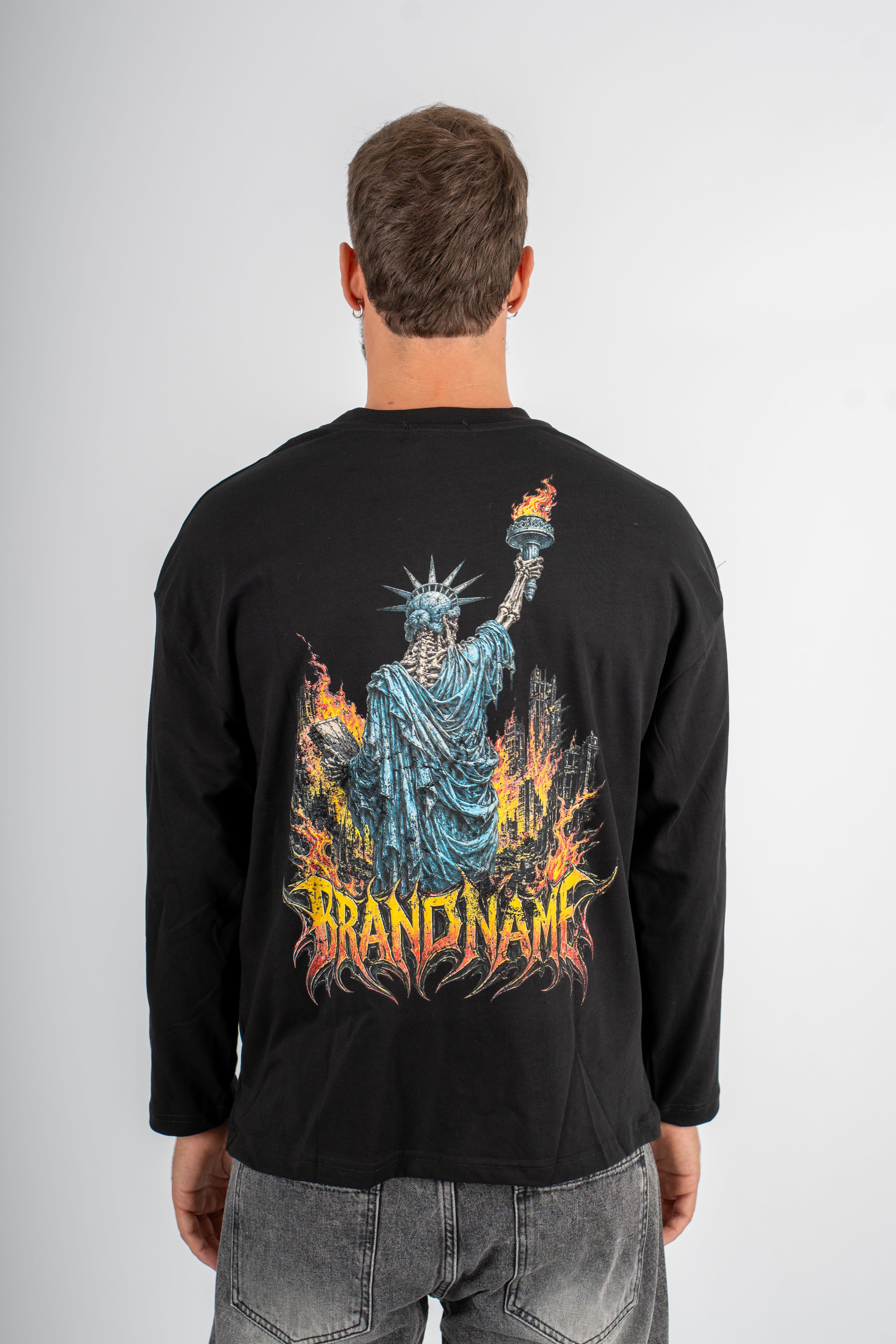T-Shirt Longsleeve Statue