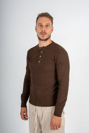 T-Shirt Serafino 4 Bottoni