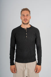 T-Shirt Serafino 4 Bottoni
