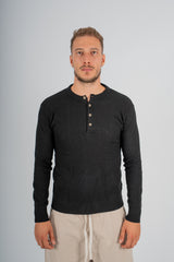 T-Shirt Serafino 4 Bottoni