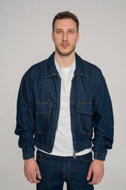 Coordinato Raw Denim Zip