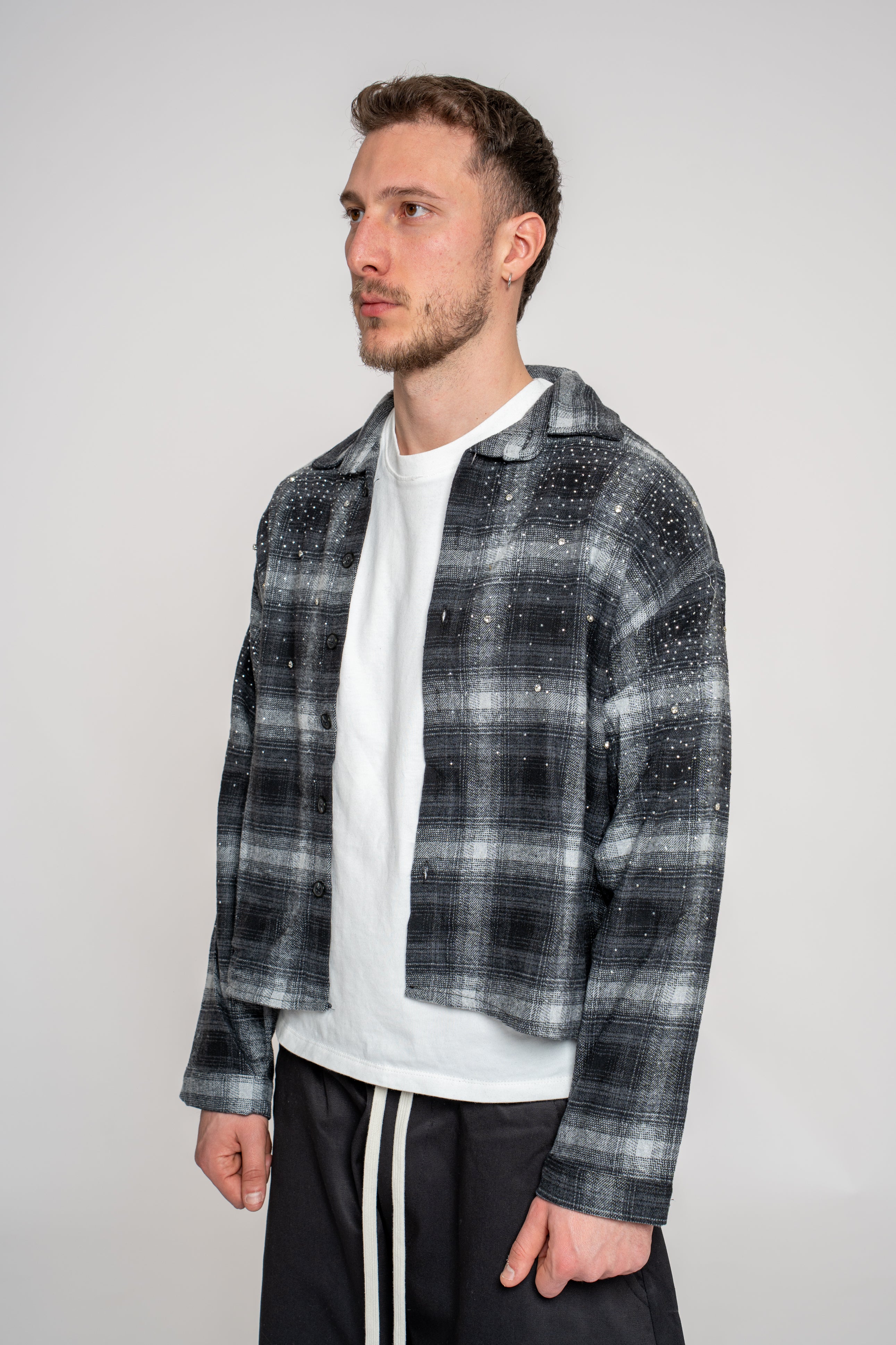 Camicia Flanella Swarovski