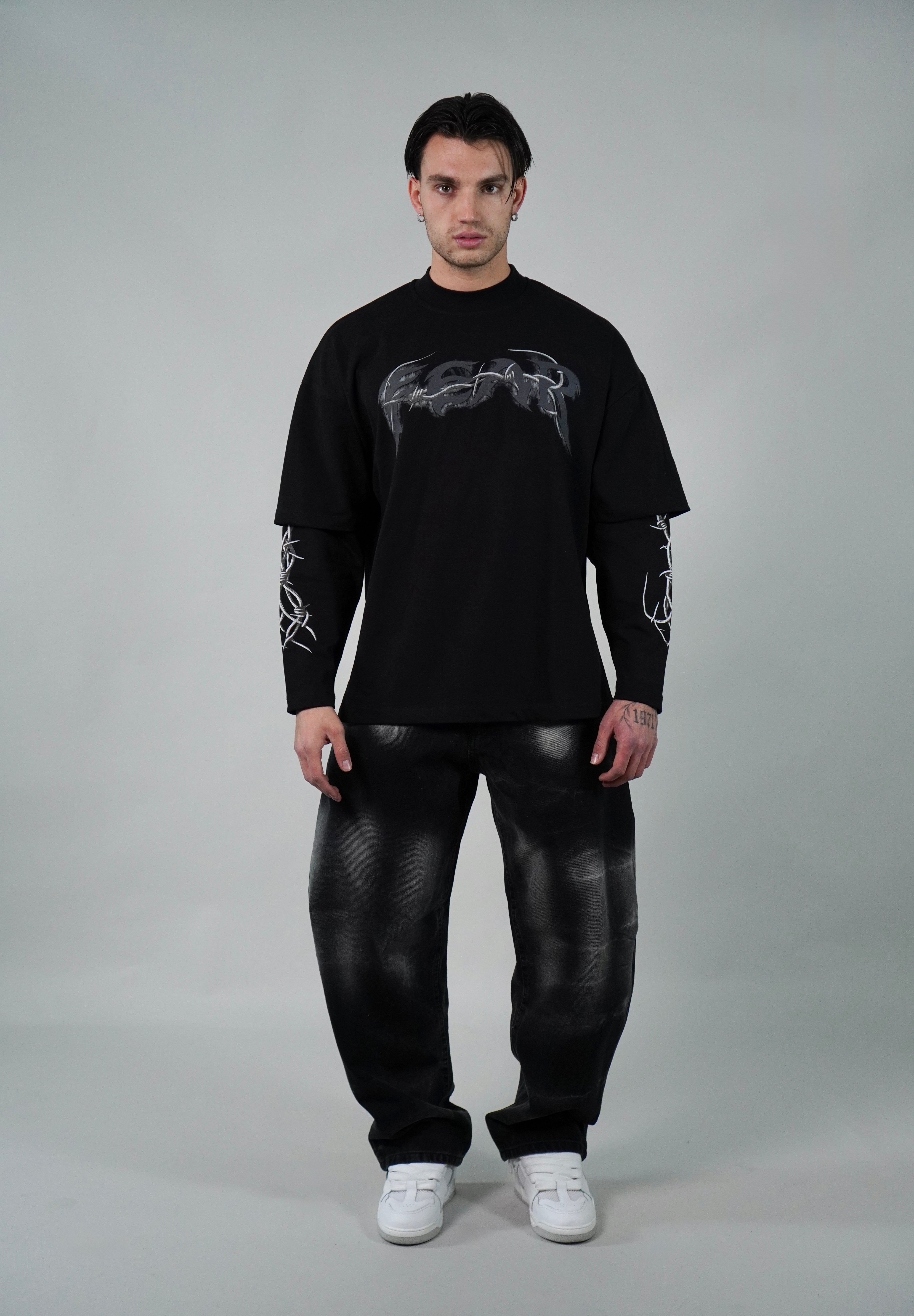 Longsleeve Double Fear Black