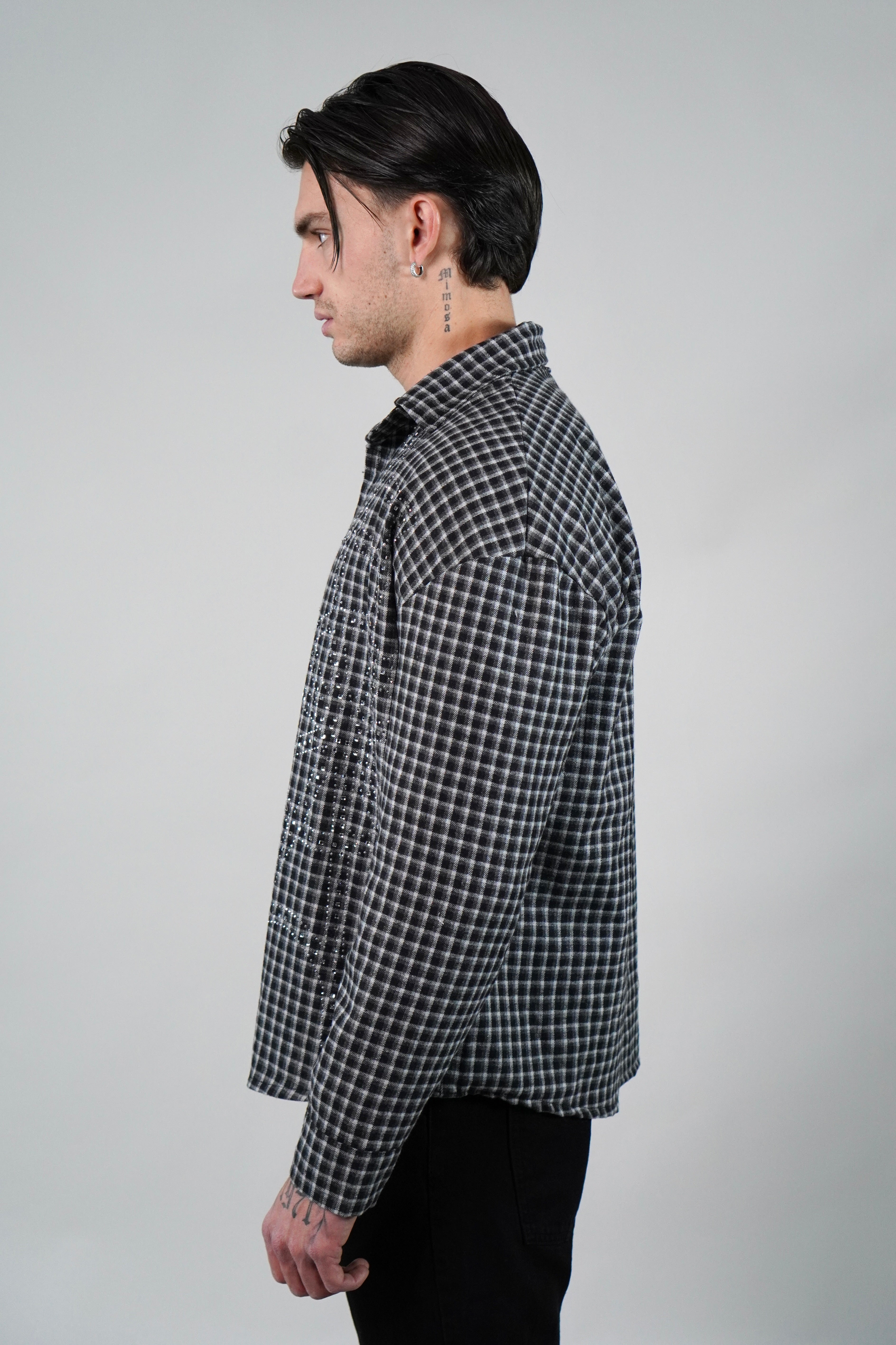 Camicia Flanella Spider Black