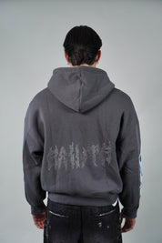 Hoodie Flame Grey
