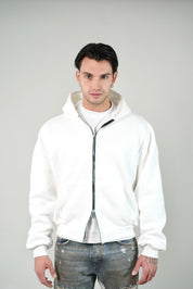 Hoodie Zip White