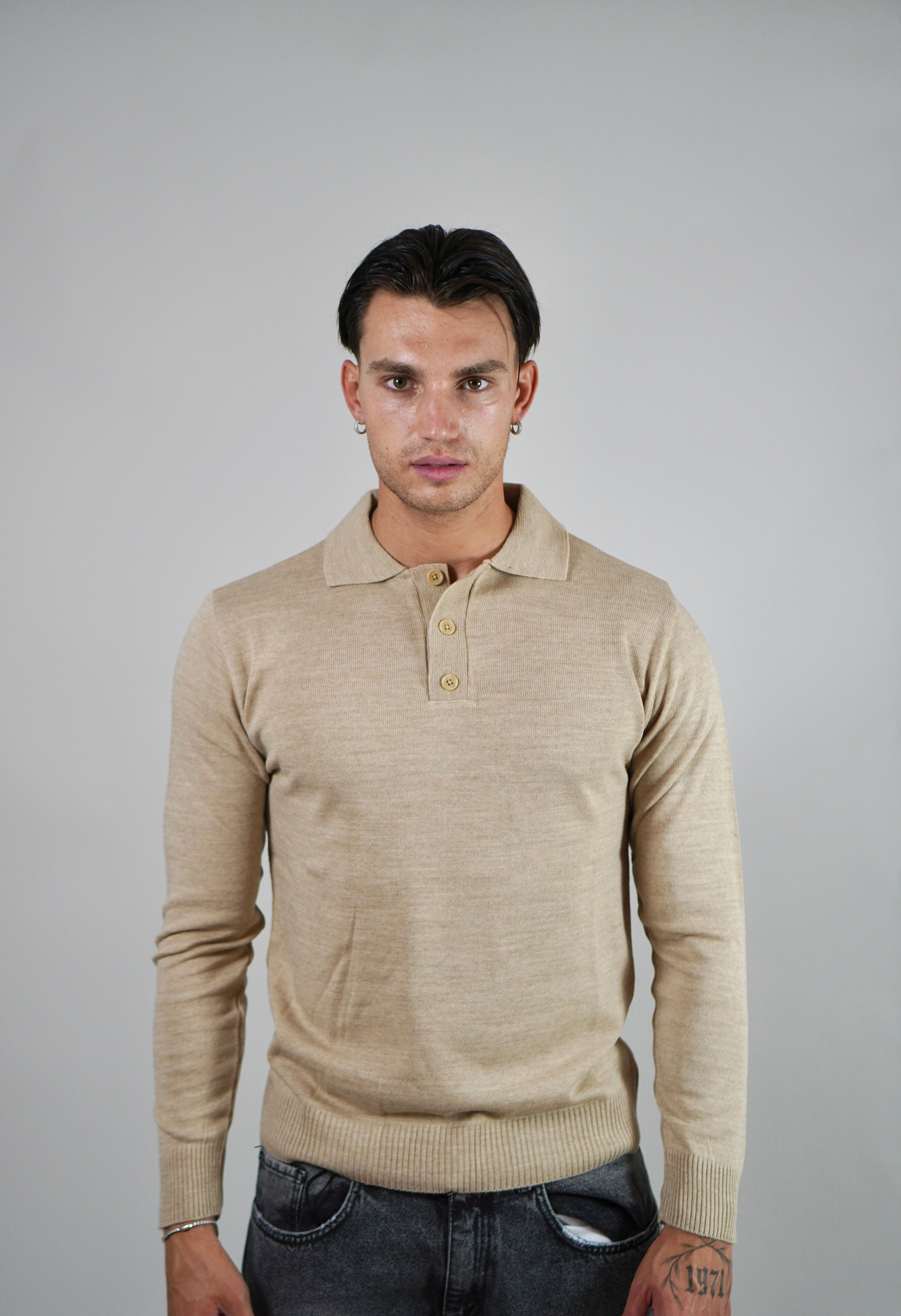 Polo Sand Manica Lunga