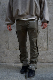 Jeans Flare Khaki