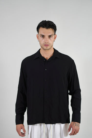 Camicia Simil Seta Black