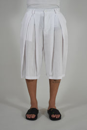 Bermuda Super Pencies Simil Lino White