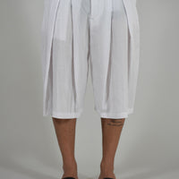 Bermuda Super Pencies Simil Lino White