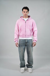 OVR Sunfaded Hoodie Pink