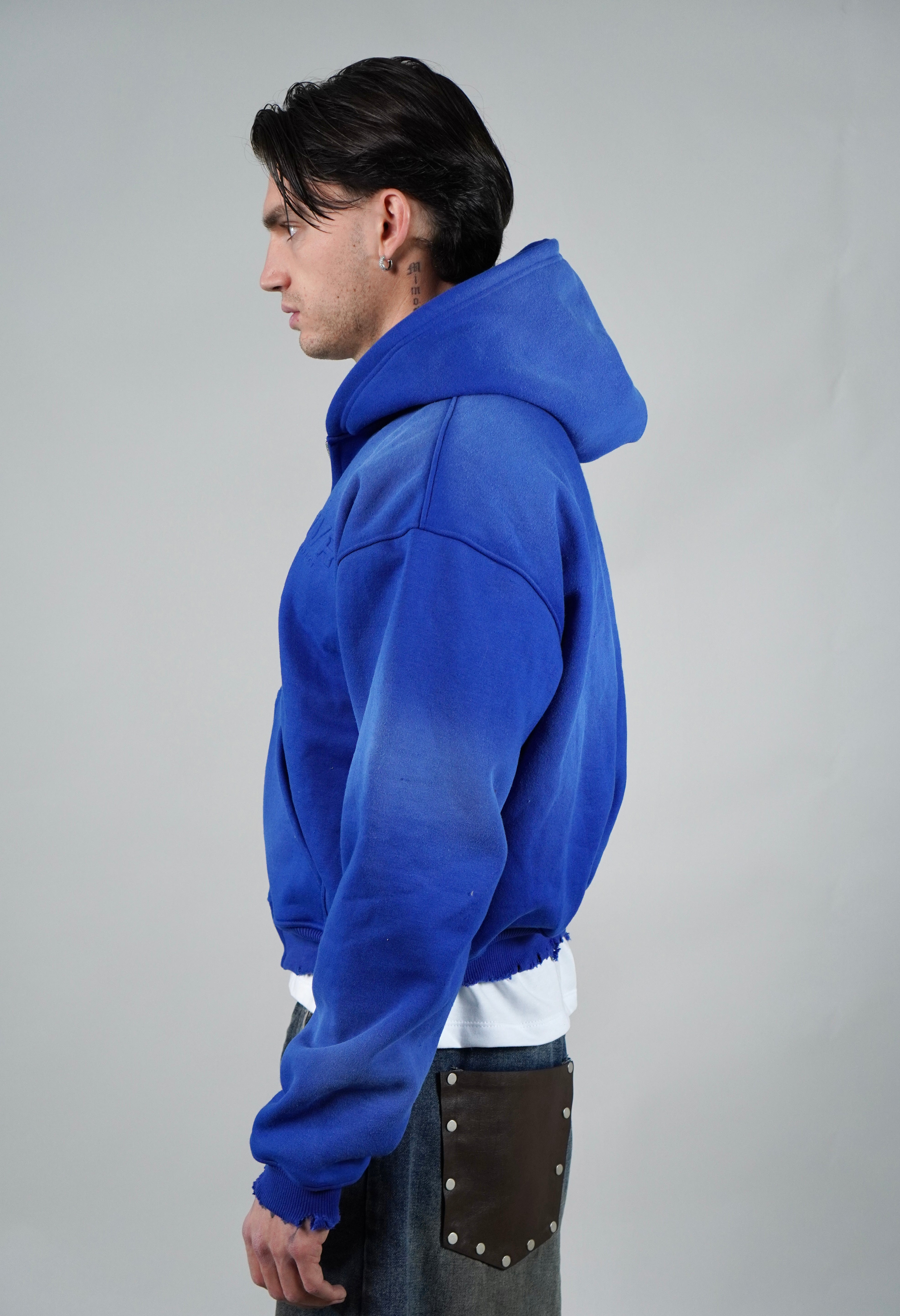 OVR Sunfaded Hoodie Blue