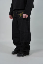 OVR Jeans Baggy Raw Black