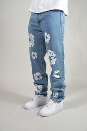 Jeans Baggy Flower