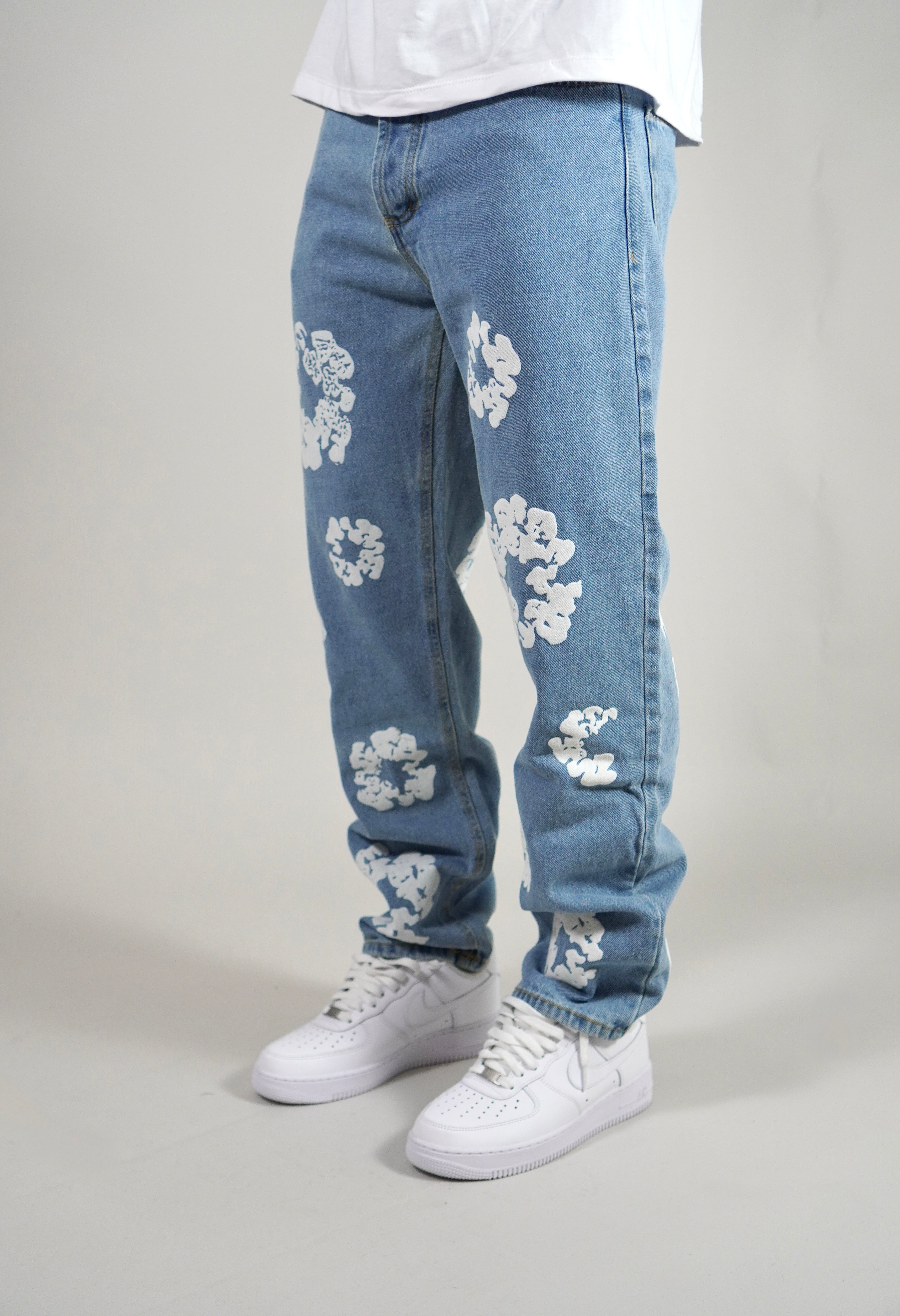 Jeans Baggy Flower