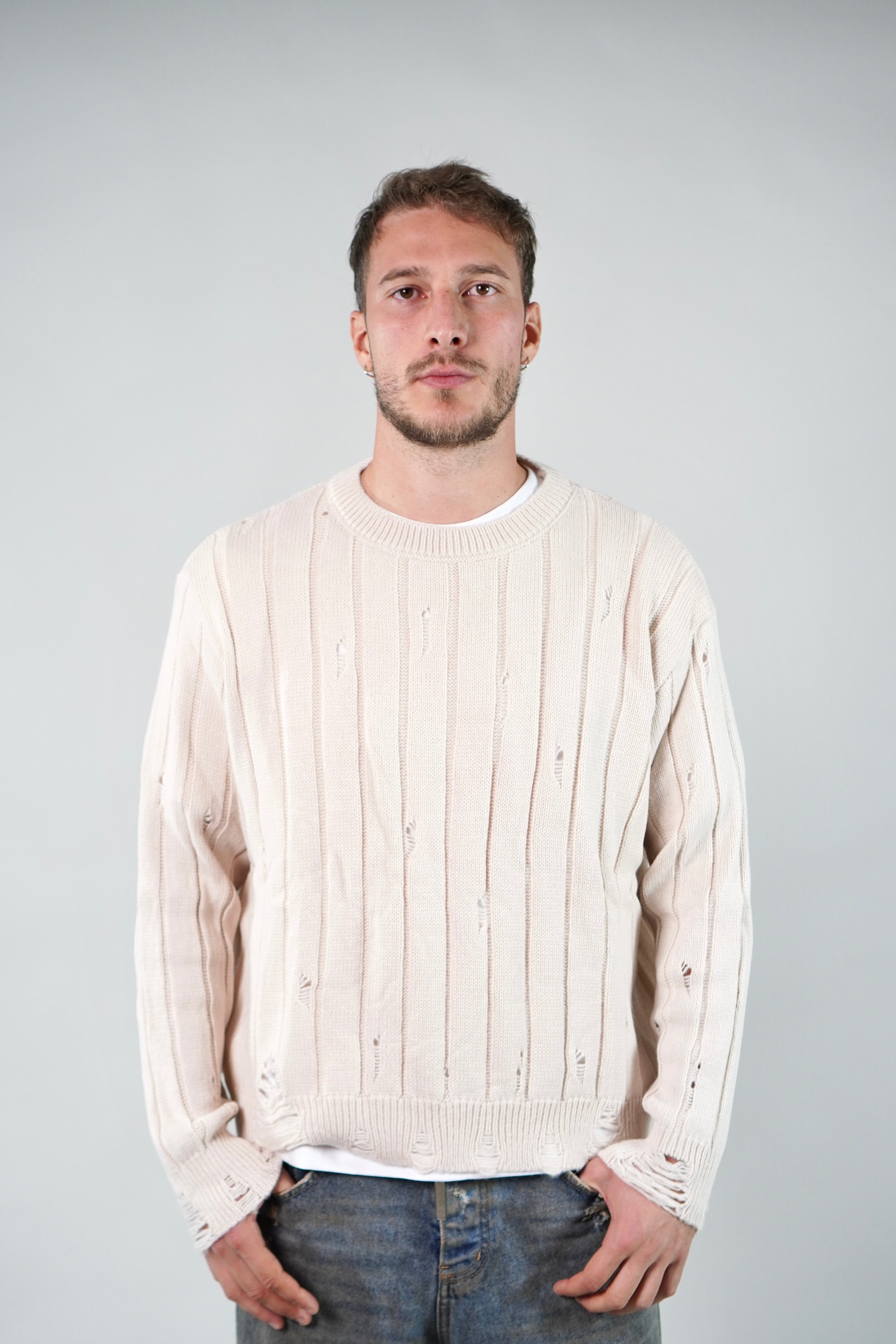 Maglione Rupture 2.0 Beige