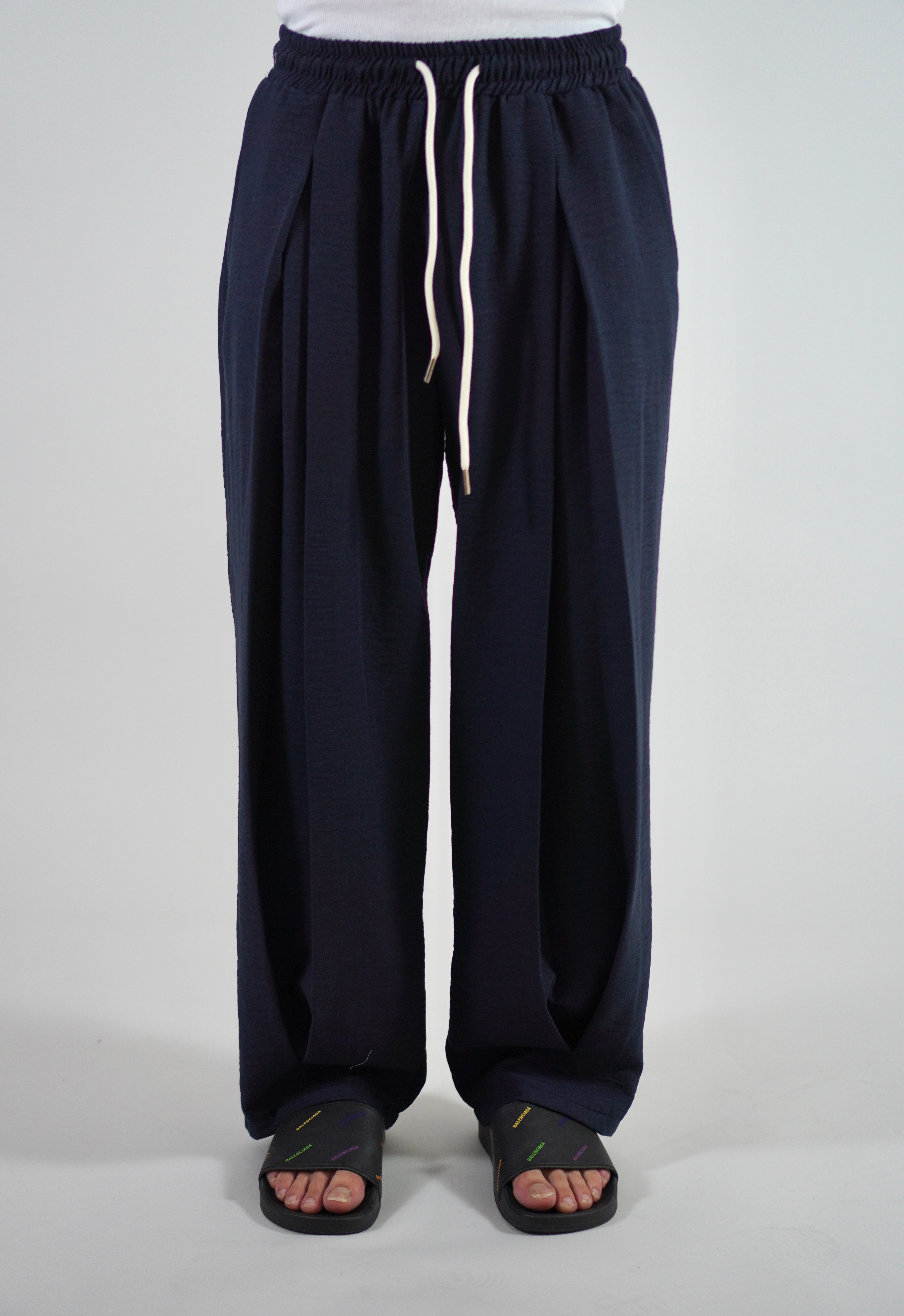 Pantalone Deep Pencies Simil Lino Navy