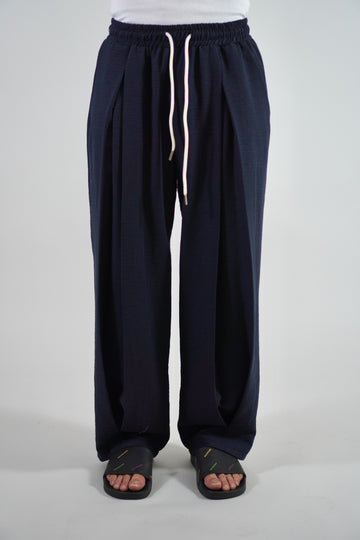 Pantalone Deep Pencies Simil Lino Navy