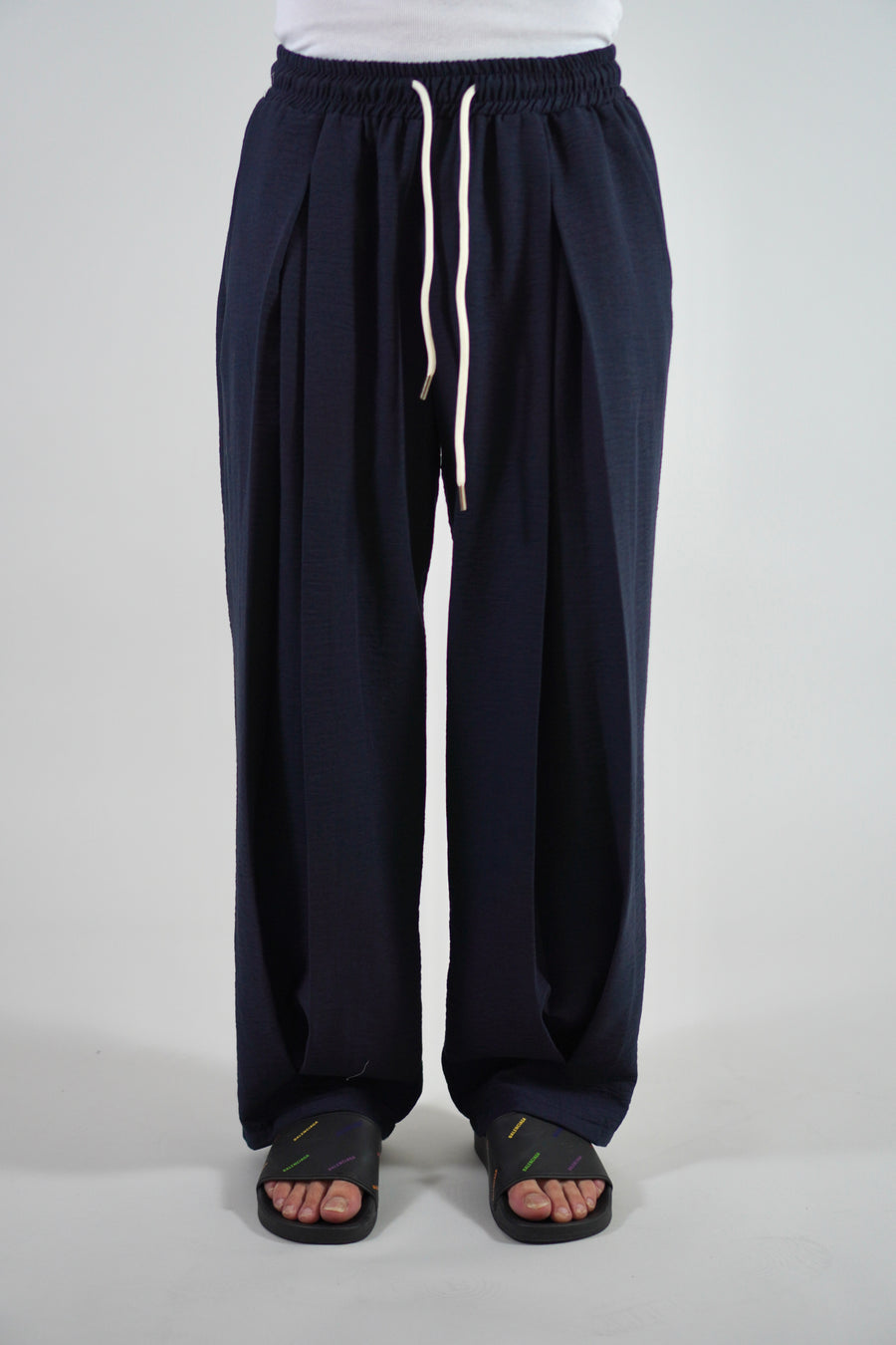 Pantalone Deep Simil Lino Navy