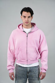 OVR Sunfaded Hoodie Pink