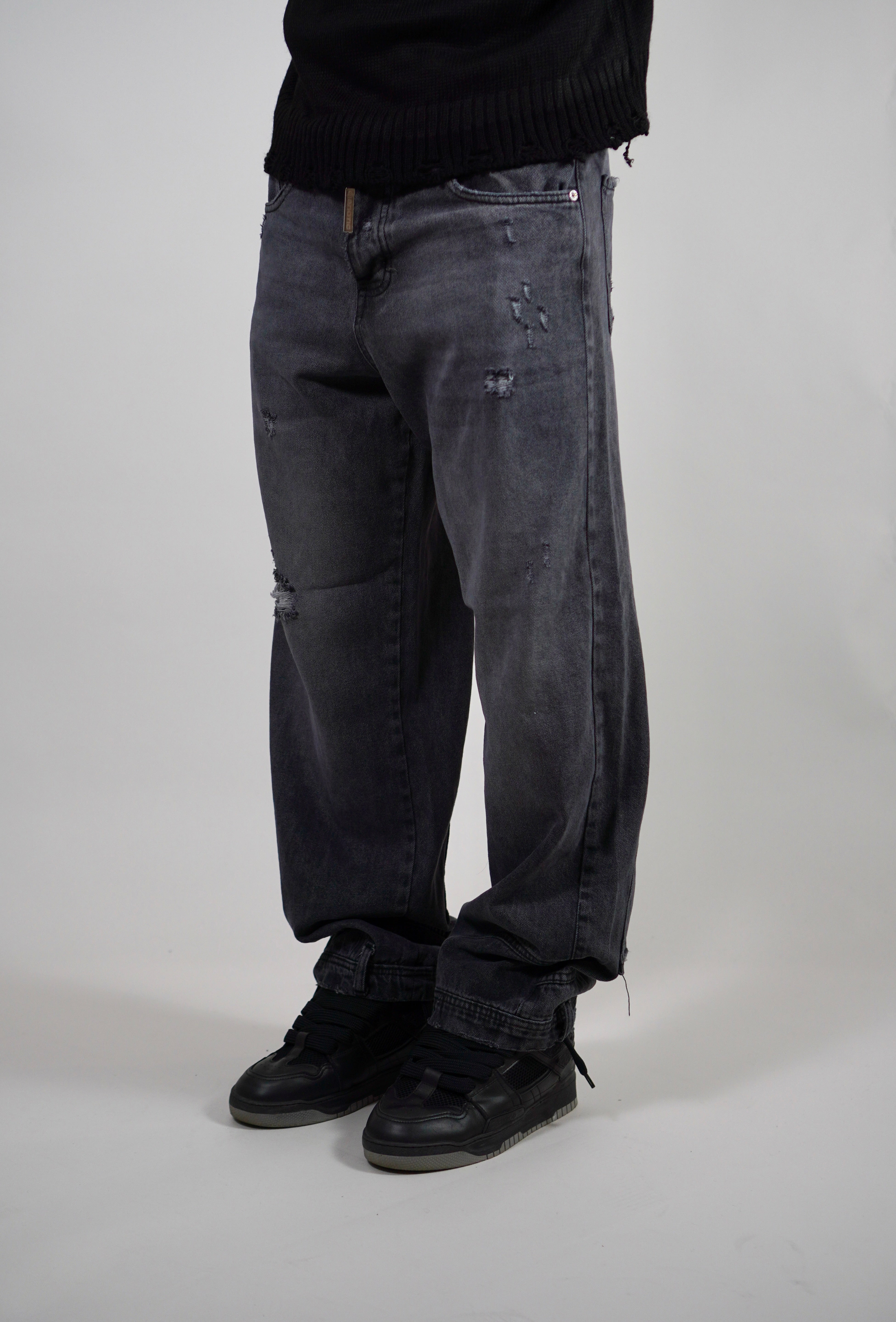 Jeans Reverse Pocket Grey