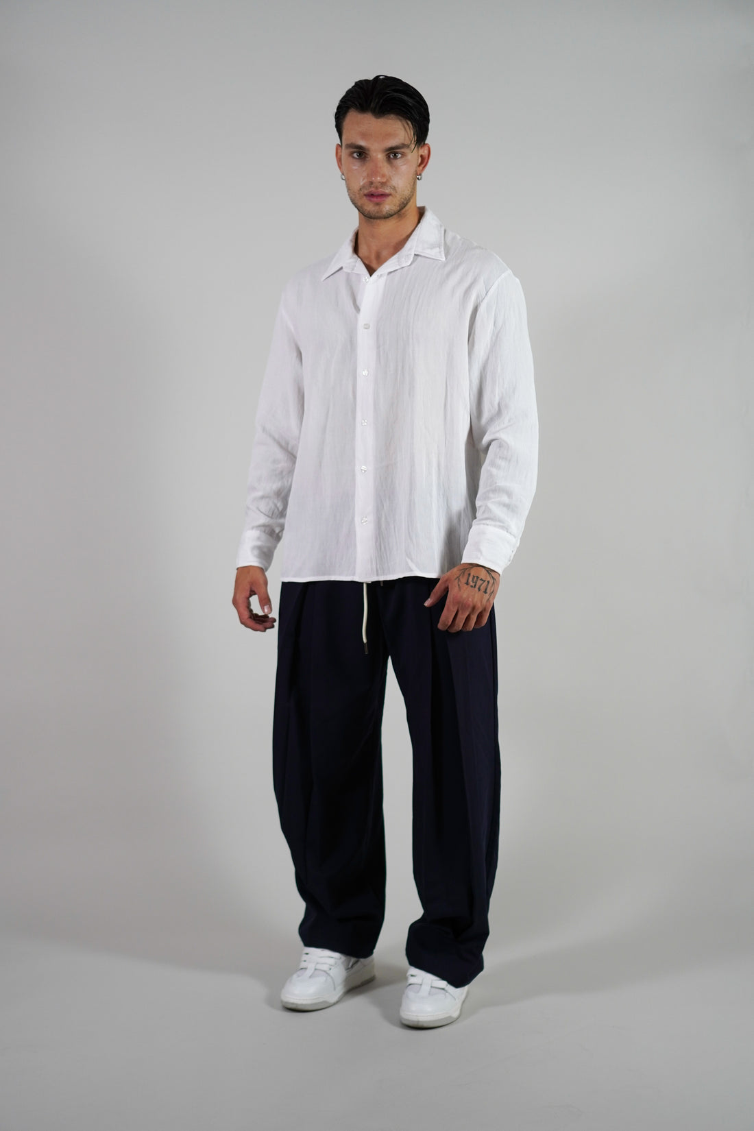 Camicia Linen White
