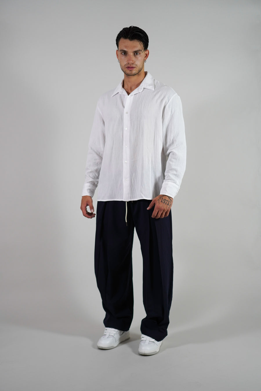 Camicia Linen White