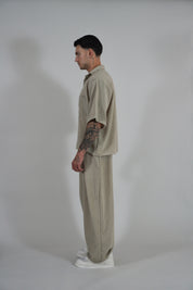 Pantalone Super Pencies Simil Lino Beige