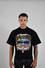 T-Shirt White Metal Colored