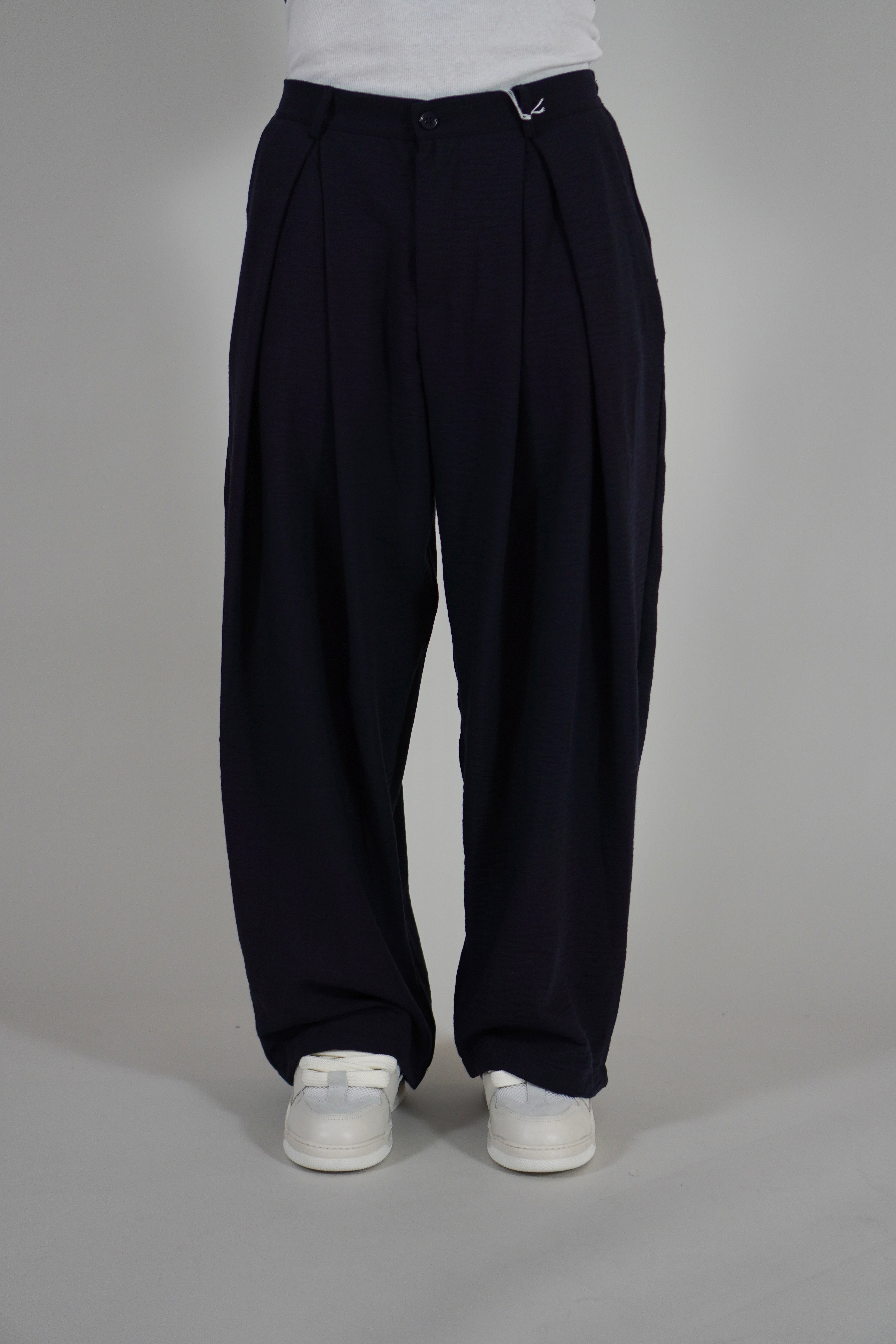Pantalone Super Pencies Simil Lino Navy
