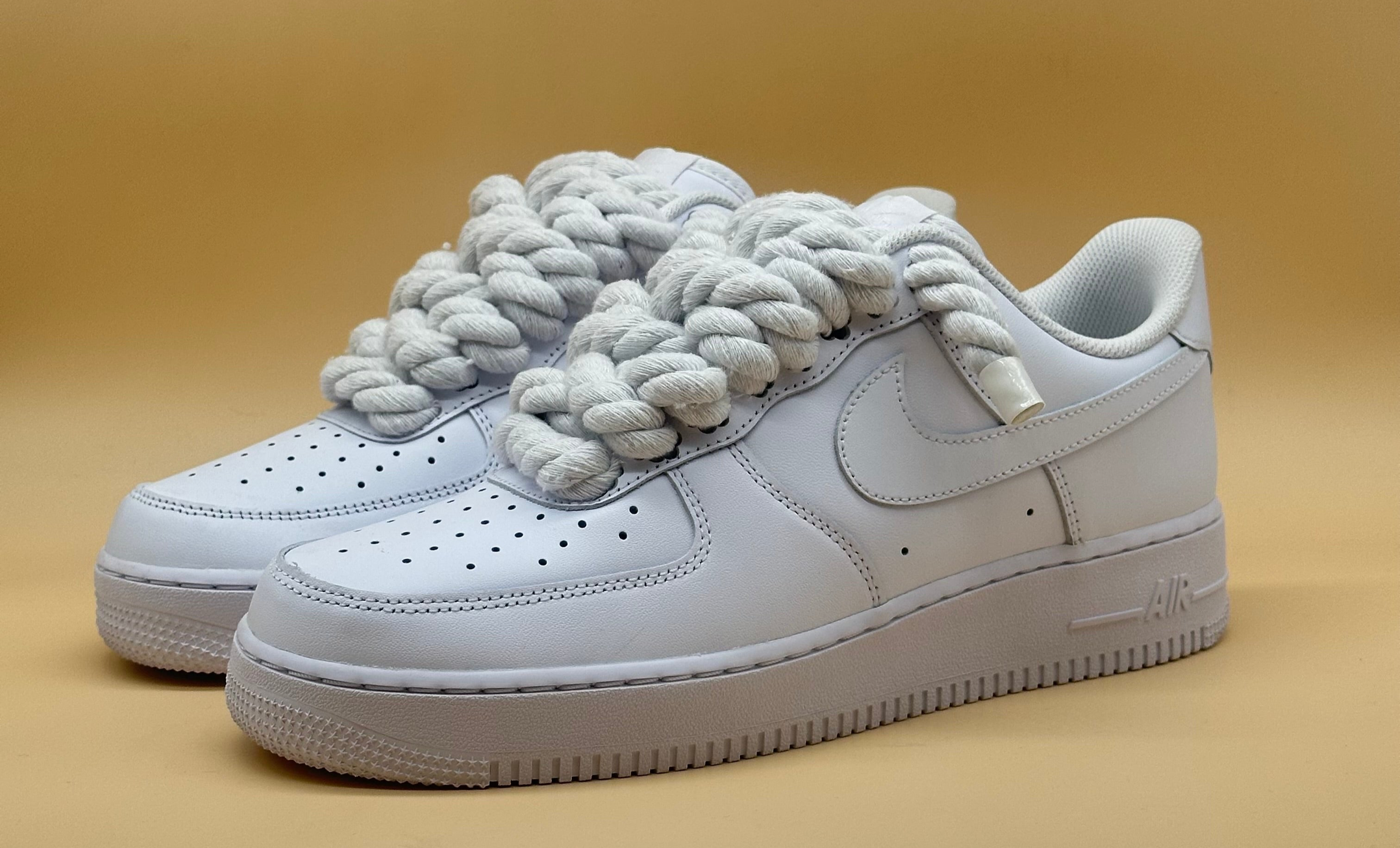 Air Force 1 Rope laces White